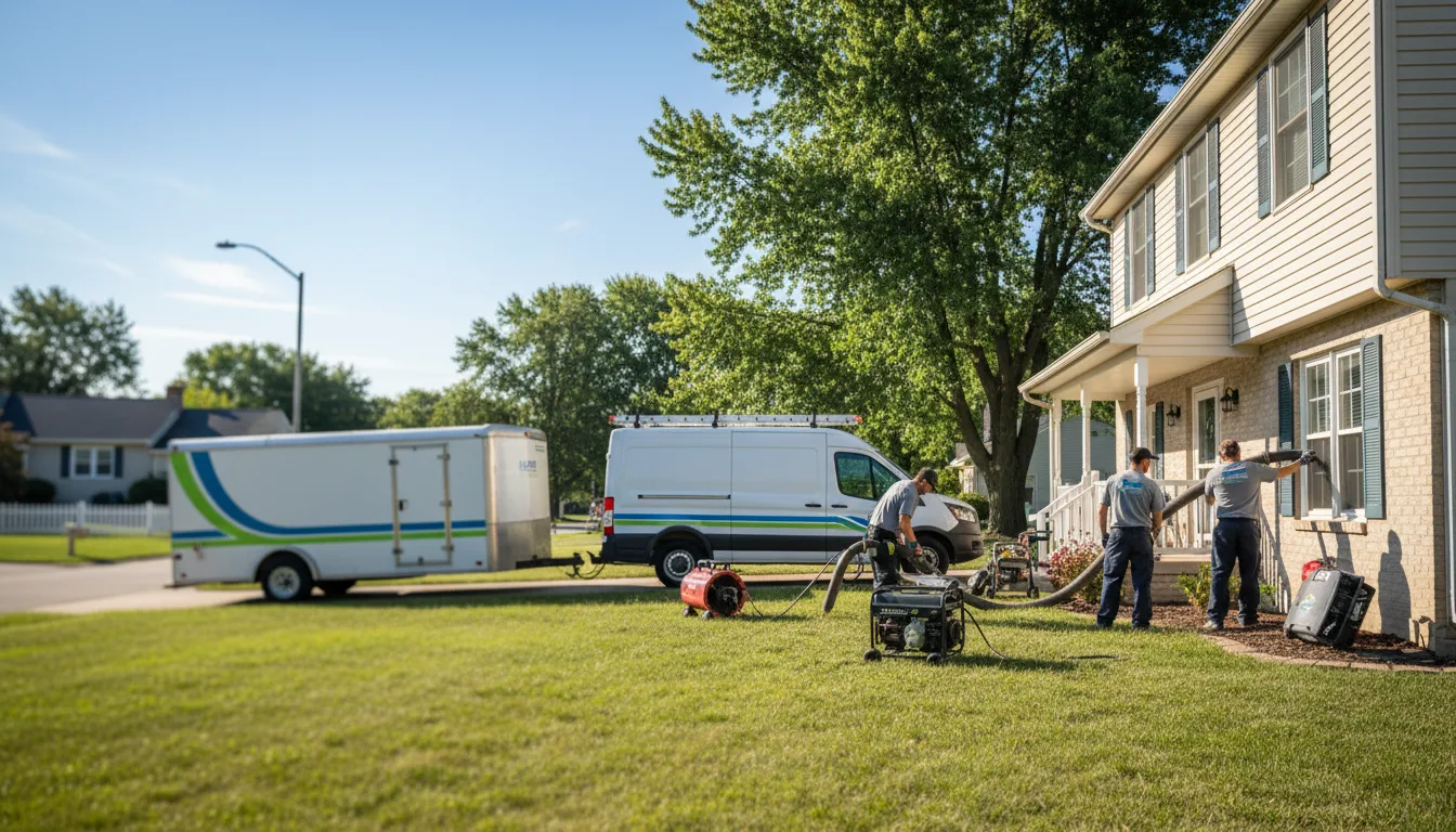 Flooded Basement Restoration And Cleanup With Repair in Bronson, IA near me